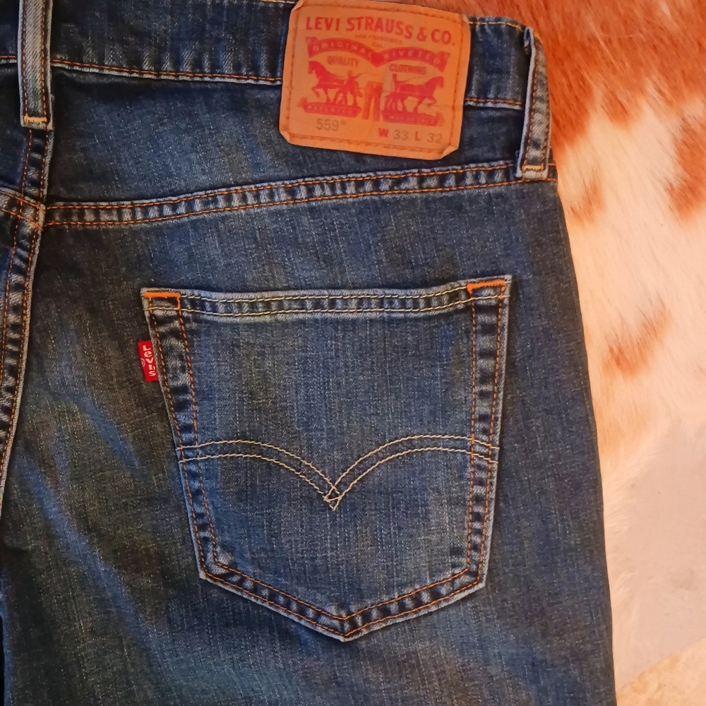 Levi's 559 Relaxed Fit Jeans 33 X 32